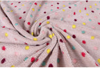 Women’s Cozy Polka Dot Blanket Soft Warm Lightweight Throw for Sofa Bed
