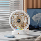 Personalized Desk Fan Quiet Operation Adjustable Speed 360° Rotation Compact Design