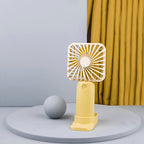 Rechargeable Portable Desk Fan Compact Wireless Personal Fan with Adjustable Angles and Multiple Speeds