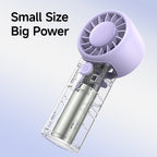 Portable Mini Fan USB Rechargeable Compact Quiet Personal Cooling Fan with Multiple Speeds