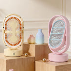 Portable Rotatable Fan Quiet Operation Compact Design Adjustable Tilt for Home Office