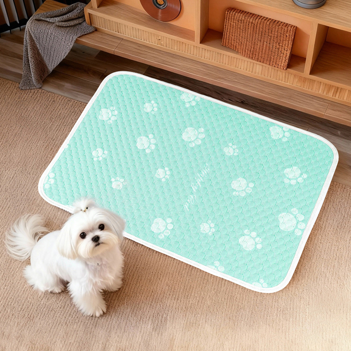 Harrow Unisex Pet Mat Polyester Non-Slip Backing Machine Washable Stylish Design
