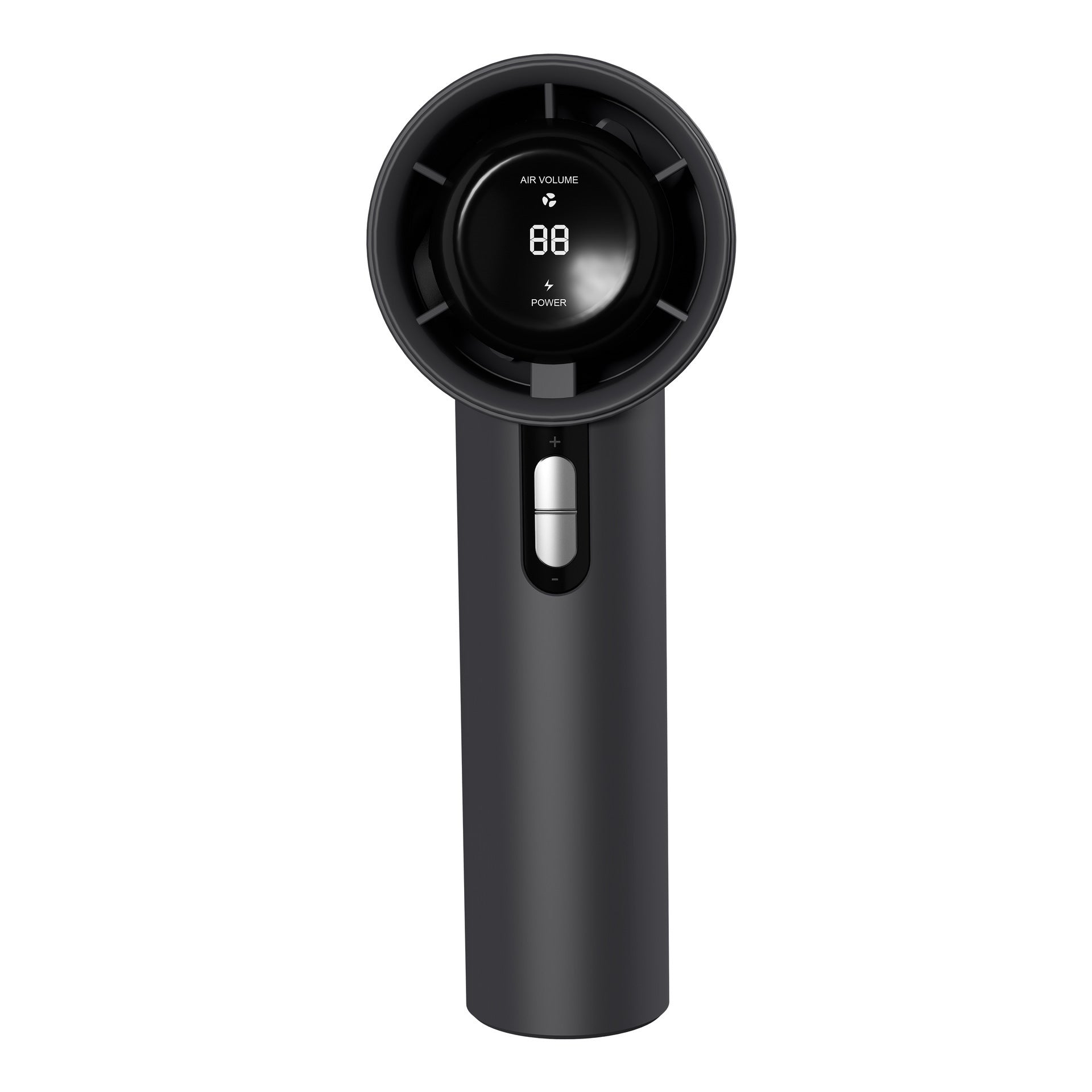 Portable Handheld Fan Battery Operated Compact Lightweight with Digital Display and Multiple Speeds