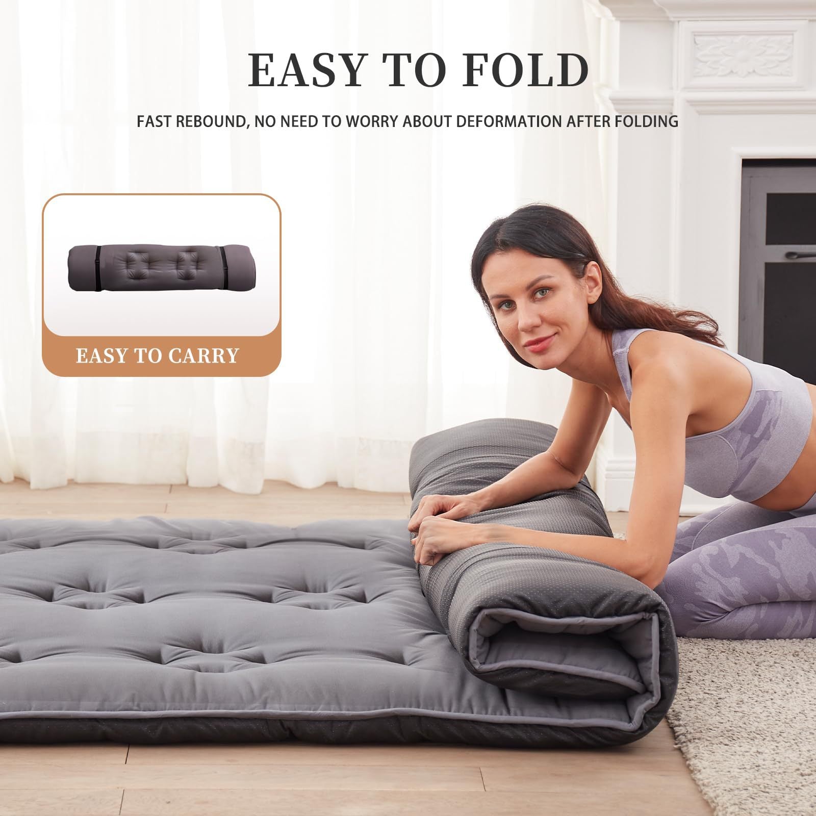 Women Sleep Flair Mattress Pad Soft Breathable Removable Cover