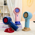 Portable USB Mini Fan with Flexible Tilt, Compact Lightweight Personal Cooling Fan