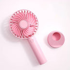 Portable Women's Hand Fan Harrow Compact Quiet with Multiple Speeds and Long Battery Life