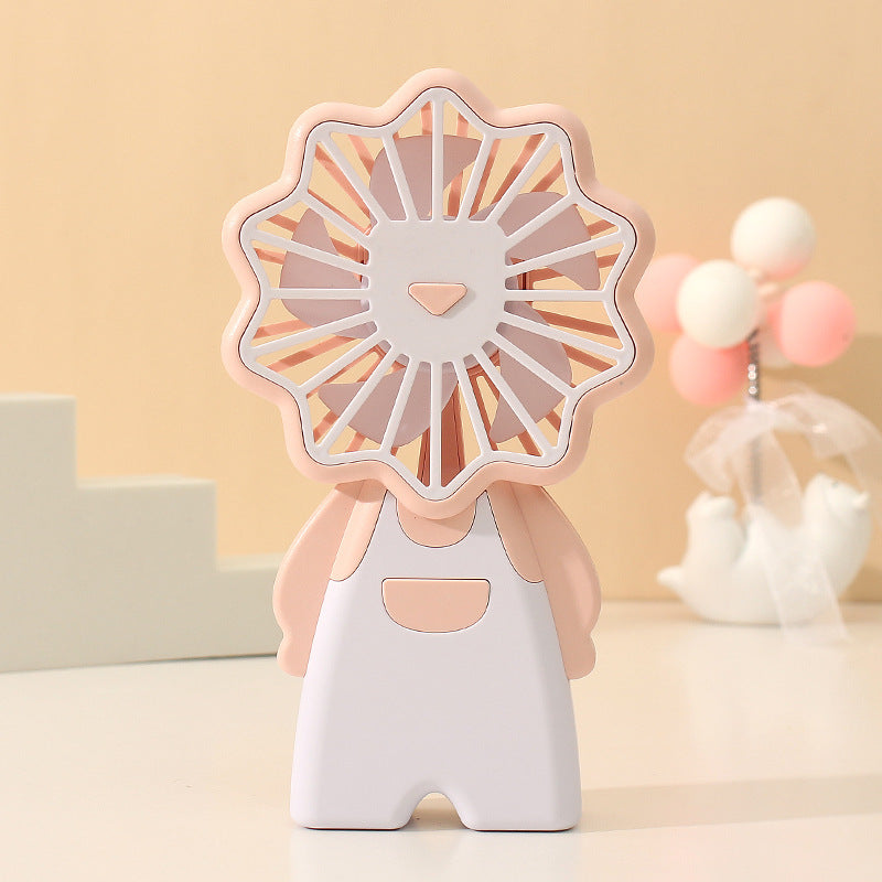 Portable Handheld Fan Animal Design Cute Lightweight Personal Cooling Fan