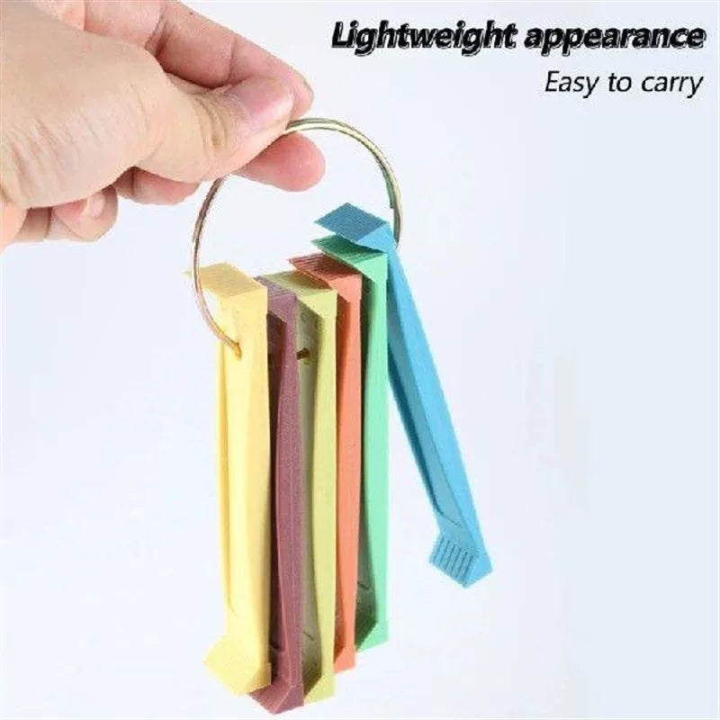 Unisex Resealable Food Bag Clips with Connector Ring for Pantry Organization and Travel