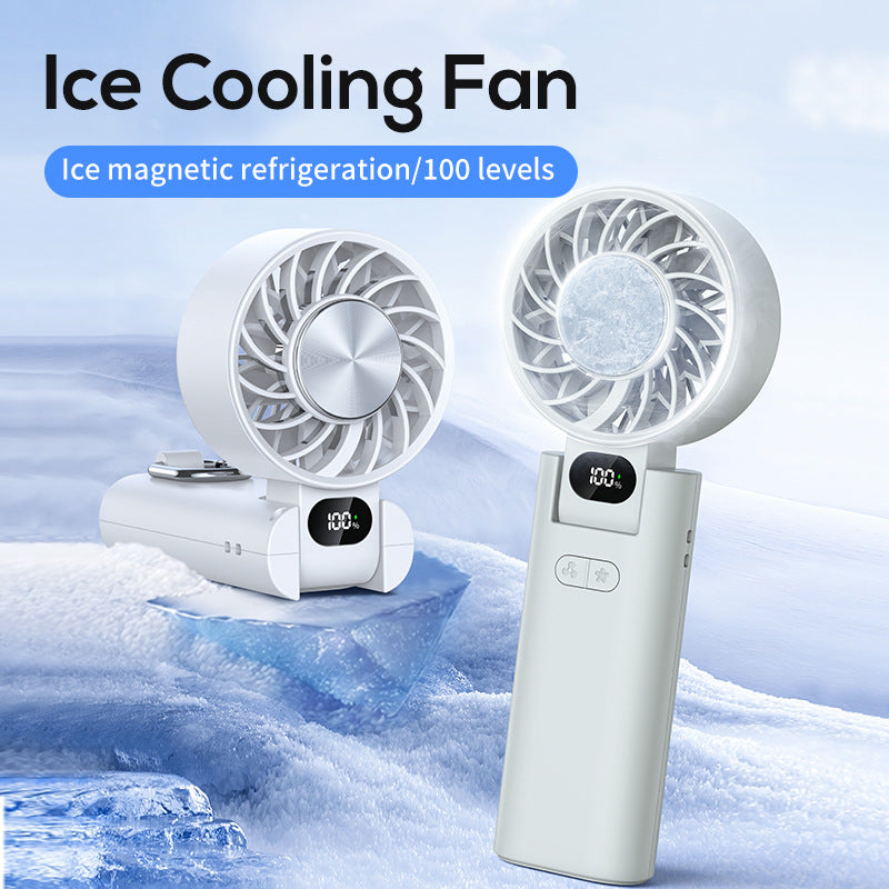 Portable High-Performance Fan with Digital Control LED Display Compact Energy Efficient for Indoor Outdoor Use