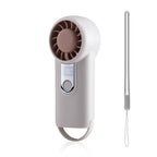 Ladies Portable Mini Fan with Handle USB Rechargeable Quiet Operation