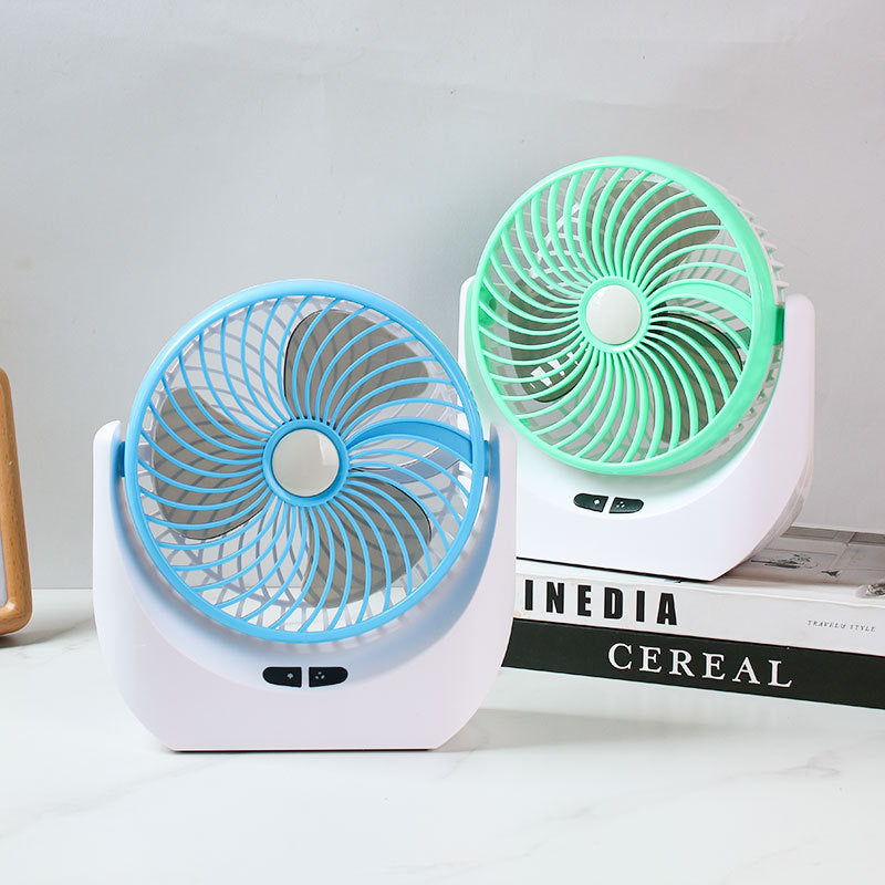 Portable Desktop Fan Compact Quiet Adjustable Speed Personal Cooling Fan