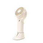 Portable Handheld Fan Foldable Adjustable Head USB Charging Station Compact