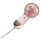 Portable Mini Fan Lightweight Ergonomic Design Rechargeable Battery Multiple Speeds