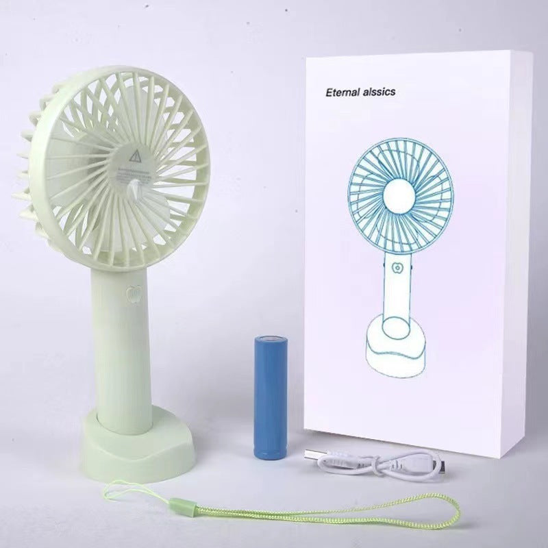 Portable Rechargeable Table Fan Compact Lightweight Personal Desk Fan with Multiple Speeds