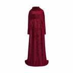 Women's Hooded Coat Ultra-Soft Microfiber Fabric with Pockets Cozy Warm Outerwear
