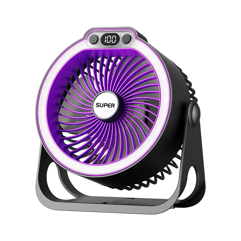 Portable Desk Fan High-Efficiency Compact Lightweight Adjustable Speed
