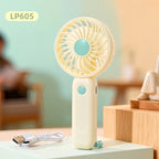 Portable Mini Fan with Flexible Mount USB Connection Compact Personal Cooling for Women