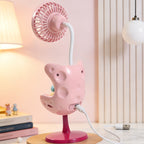 Portable Mini Fan for Women USB Rechargeable Quiet Operation Cute Panda Design