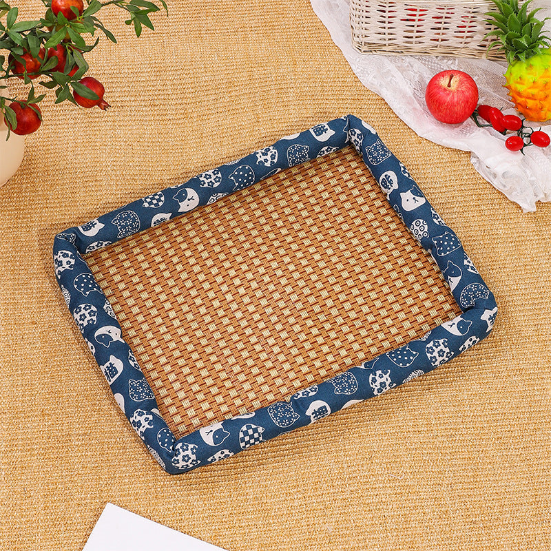 Cooling and Breathable Pet Bed with Soft Edge for Comfort and Air Circulation