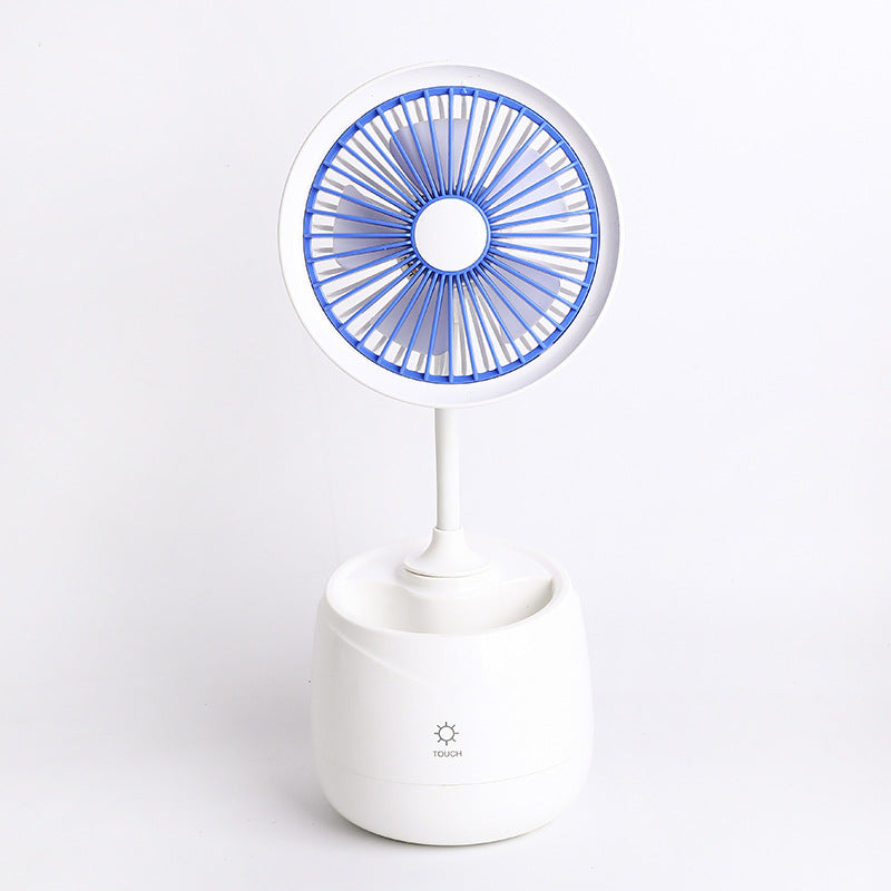 Portable Ladies Fan with Water Mist Sprayer Touch Control Compact Quiet Operation