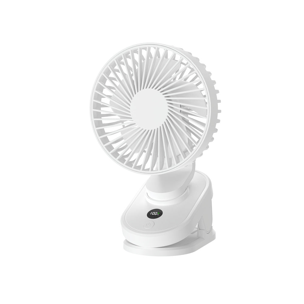 Portable Table Fan Battery Operated Adjustable Tilt Quiet Cooling Fan for Home and Office