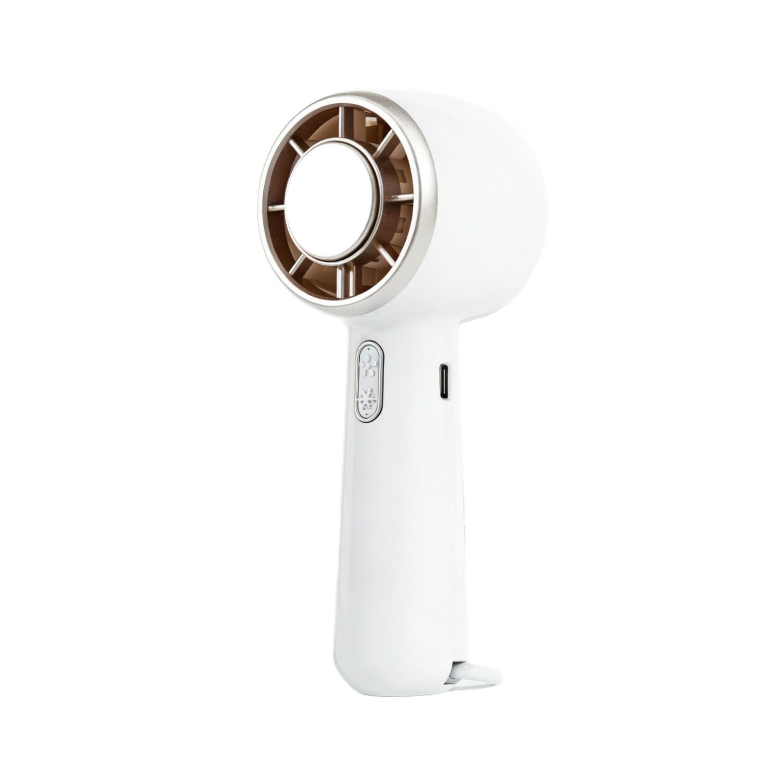 Women's Portable Handheld Fan with Spray Function USB Rechargeable Compact