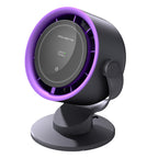 Smart Desk Fan with Digital Display 4-Speed Quiet Compact Table Fan