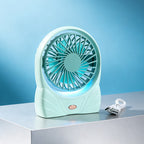 Portable USB Table Fan with Digital Speed Display Adjustable Tilt Lightweight and Energy Efficient