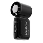 Portable Mini Air Cooler with LCD Display Rechargeable Battery Compact Personal Fan