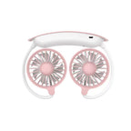 Portable Hands-Free Neck Fan Rechargeable Lightweight Adjustable Speed Personal Cooling