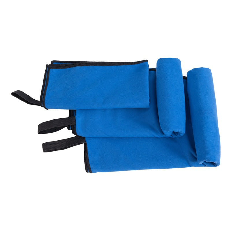 Brehn Ladies Compact Travel Fleece Blanket Lightweight Soft Cozy with Carry Strap