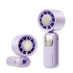 Turbo-Charged Portable Handheld Fan Rechargeable Quiet Operation Compact Design