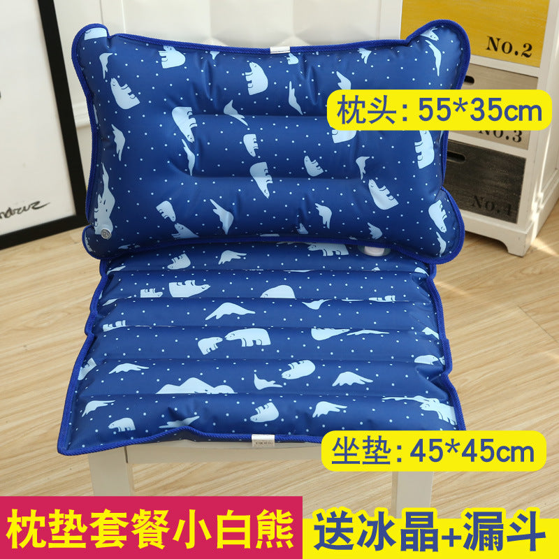 Bowlift Ladies Cooling Mat with Snowflake Structure Portable Breathable Cooling Pad