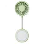 Portable Handheld Cooling Fan USB Rechargeable with Multiple Speed Settings Lightweight Ergonomic Design