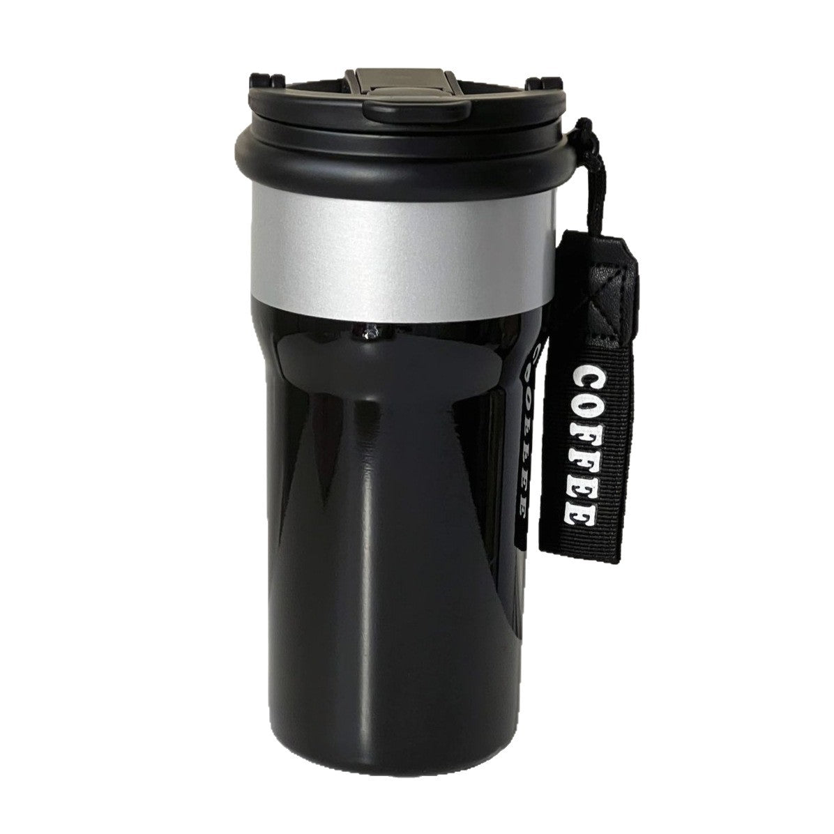 Ladies Stainless Steel Insulated Thermal Mug with Leak-Proof Lid and Floral Design