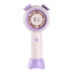 Portable Hand Fan for Women Cute Animal Design Lightweight Quiet Operation Battery Powered