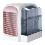 Personal Evaporative Air Cooler and Humidifier Compact USB-Powered Portable