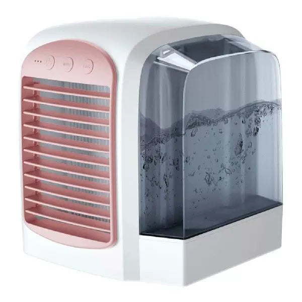 Personal Evaporative Air Cooler and Humidifier Compact USB-Powered Portable