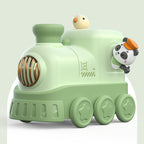 Toy Locomotive with Animal Characters Colorful Plastic Train for Kids 2+