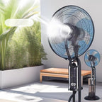 Harrow High-Performance Steam Vapor Fan with Humidifier 3-Speed Timer 3.2L Water Tank