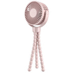 Portable Flexible Stand Fan for Women Lightweight Quiet Operation Adjustable Personal Cooling Fan