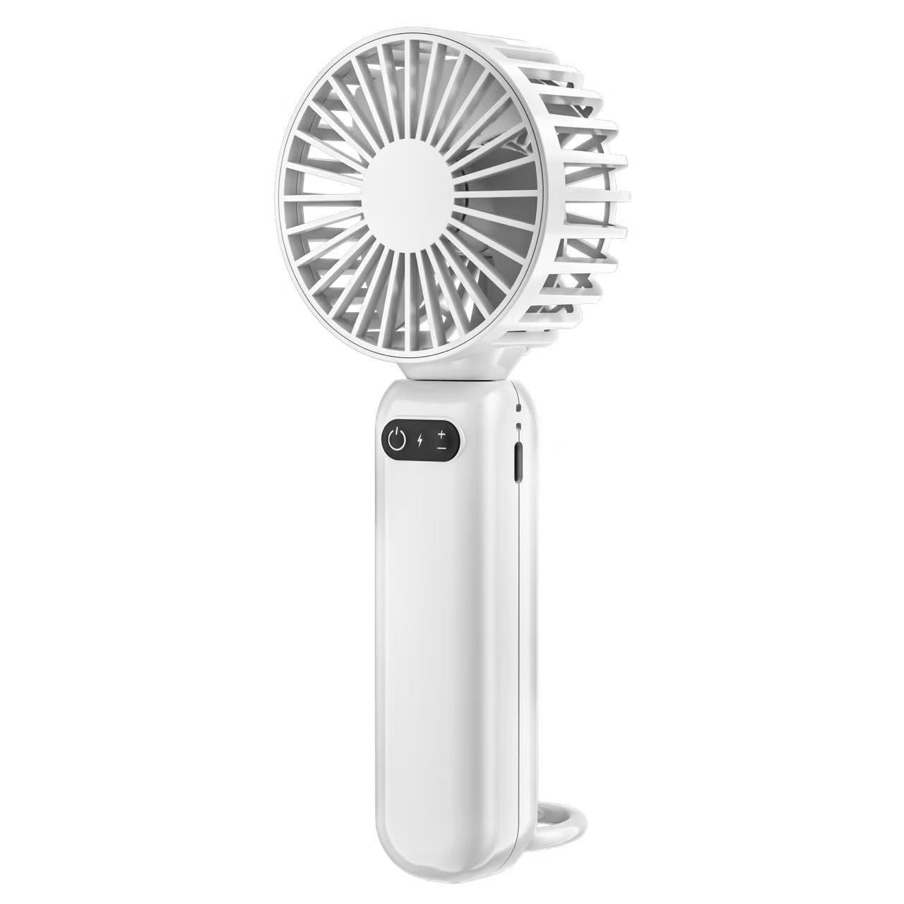 Portable USB Fan Folding Design Lightweight Quiet 3-Speed Adjustable Cooling for Women