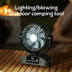 Portable Rechargeable Desk Fan Compact Lightweight 360-Degree Rotation Adjustable Speed