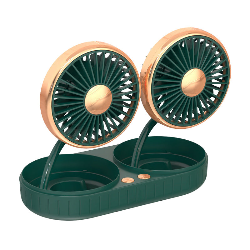 Harrow Dual Adjustable Car Air Circulation Fan Twin Fans Compact Design