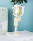 Harrow Mist Spray Fan Handheld Rechargeable Portable Cooling Fan with Adjustable Speeds