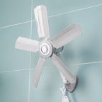 Wall Fan Energy-Efficient 12W Quiet Air Circulation Easy Install Durable Design