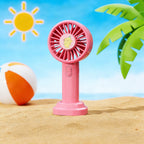 Portable Handheld Fan for Women with Adjustable Speeds Compact Ergonomic Design