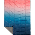 Oversized Blanket Unisex Large Soft Polyester Gradient Blue Red