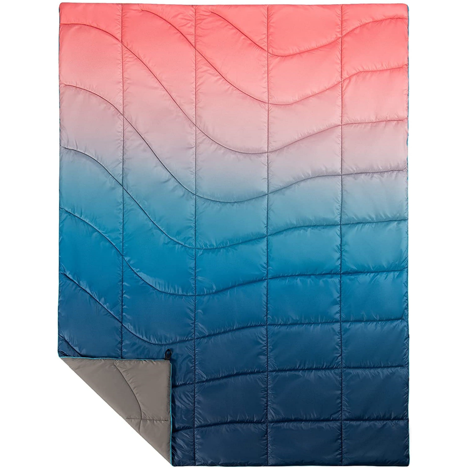 Oversized Blanket Unisex Large Soft Polyester Gradient Blue Red