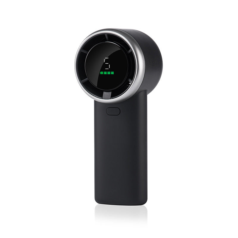 Portable Mini Air Fan Lightweight Quiet with LED Display and Multiple Speeds